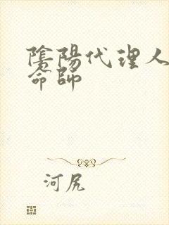 阴阳代理人之改命师