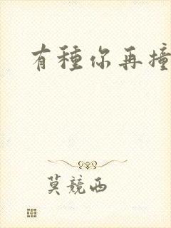 有种你再撞一下