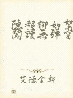 陈超柳如絮免费阅读无弹窗笔趣阁封面