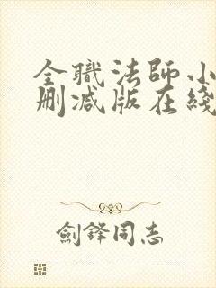 全职法师小说未删减版在线阅读