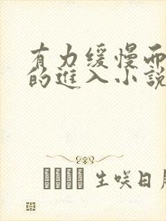 有力缓慢而坚定的进入小说