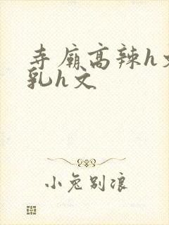 寺庙高辣h文乱乳h文封面