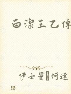 白洁王乙传说