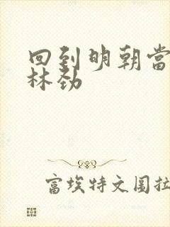 回到明朝当王爷林劲