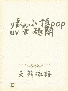 y乱小镇popuv笔趣阁封面
