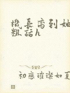 机长脔到她哭h粗话h