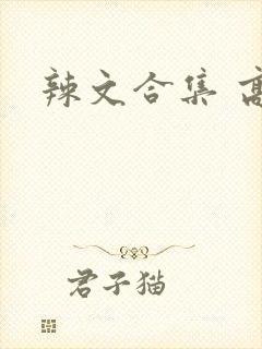 辣文合集 高h