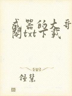 成器的大哥笔趣阁txt下载封面