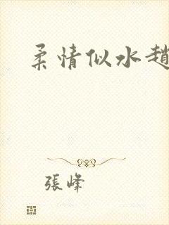 柔情似水赵雅儿