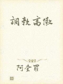 调教高傲封面