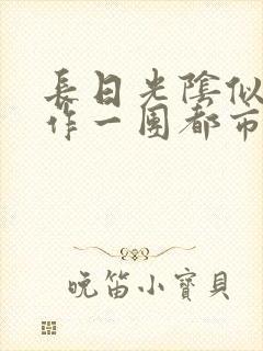 长日光阴似箭乱作一团都市言情