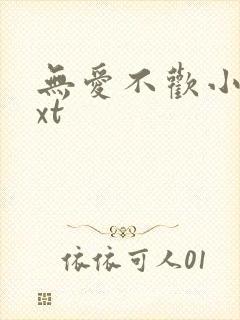 无爱不欢小说txt