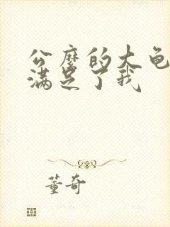 公么的大龟强大满足了我