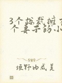 3个总裁拥有一个妻子的小说