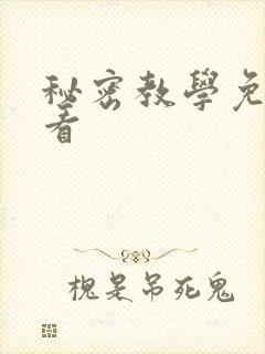 秘密教学免费观看