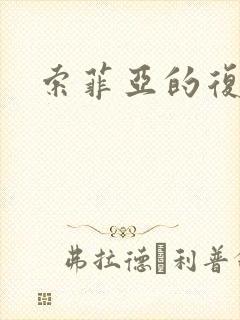 索菲亚的复苏封面