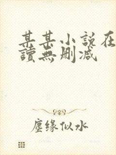 某某小说在线阅读无删减