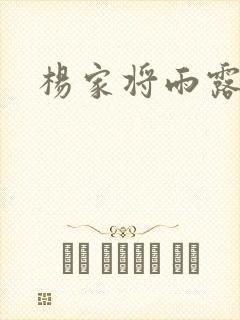 杨家将雨露均沾封面