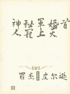神秘军婚首长大人宠上天封面