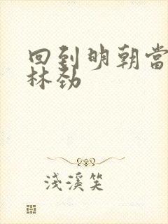 回到明朝当王爷林劲