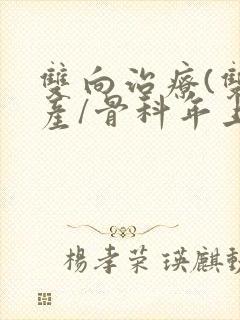 双向治疗(双/产/骨科年上)