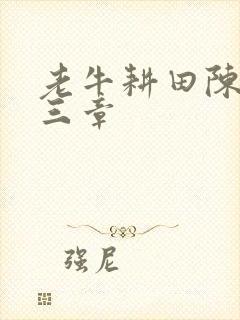 老牛耕田陈雪第三章