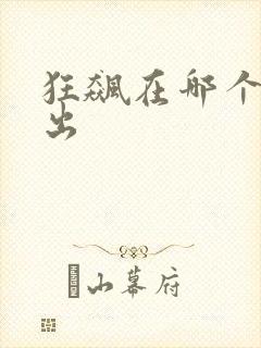 狂飙在哪个台播出