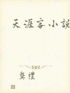 天涯客小说封面