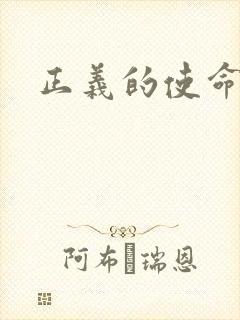 正义的使命小说