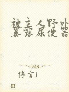 被主人野外调教暴露尿便器