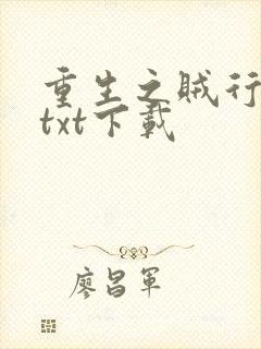 重生之贼行天下txt下载