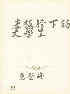 老板胯下的秘书大学生封面