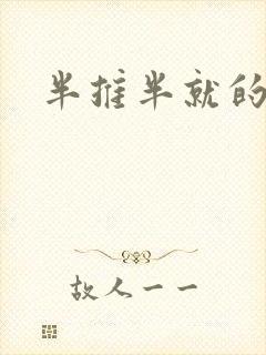 半推半就的以文