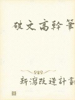 破文高干笔趣阁