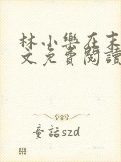 林小乐在末世全文免费阅读封面