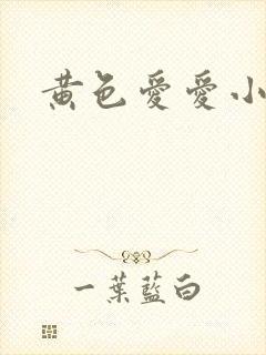 黄色爱爱小说
