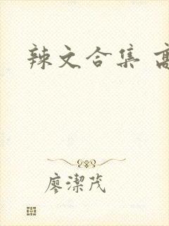 辣文合集 高h