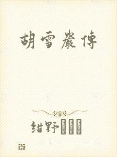 胡雪岩传封面