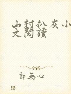 山村扒灰小说全文阅读