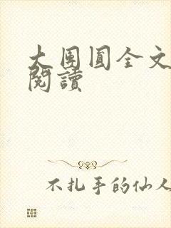 大团圆全文完整阅读