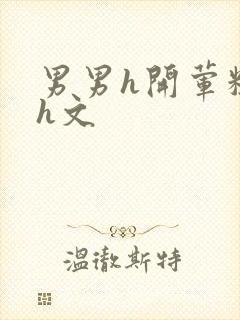 男男h开荤粗肉h文