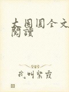 大团圆全文完整阅读