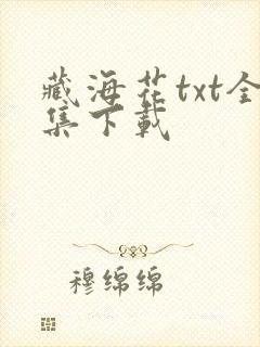 藏海花txt全集下载