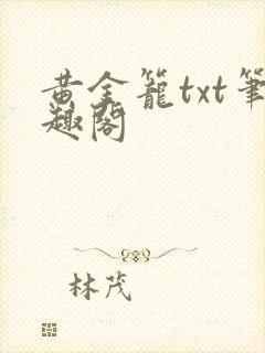 黄金笼txt笔趣阁封面