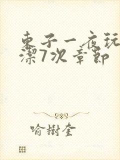 东子一夜玩弄白洁7次章节封面