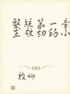 系统第一章给宿主破初的小说