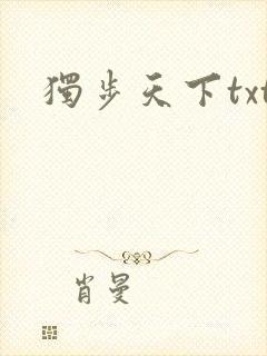 独步天下txt