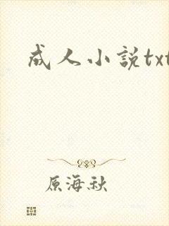 成人小说txt