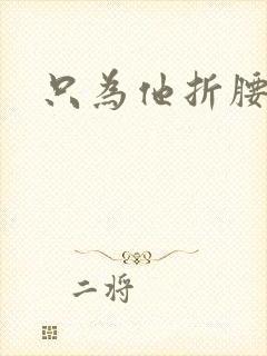 只为他折腰封面