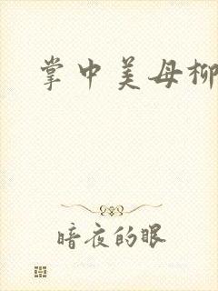 掌中美母柳玉茹